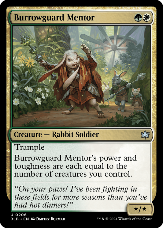 Burrowguard Mentor (BLB) #206 [EN/N] s/o