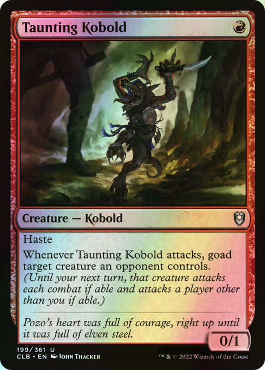 Taunting Kobold (CLB) #199 [EN/F] s/o