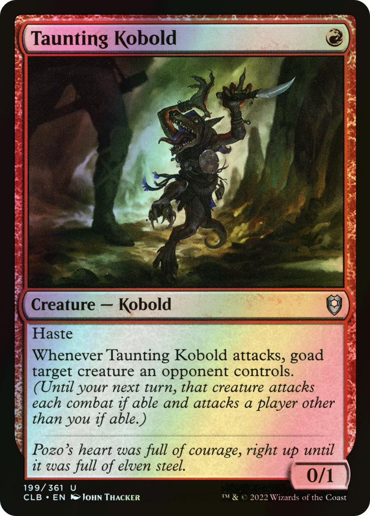 Taunting Kobold (CLB) #199 [EN/F] s/o