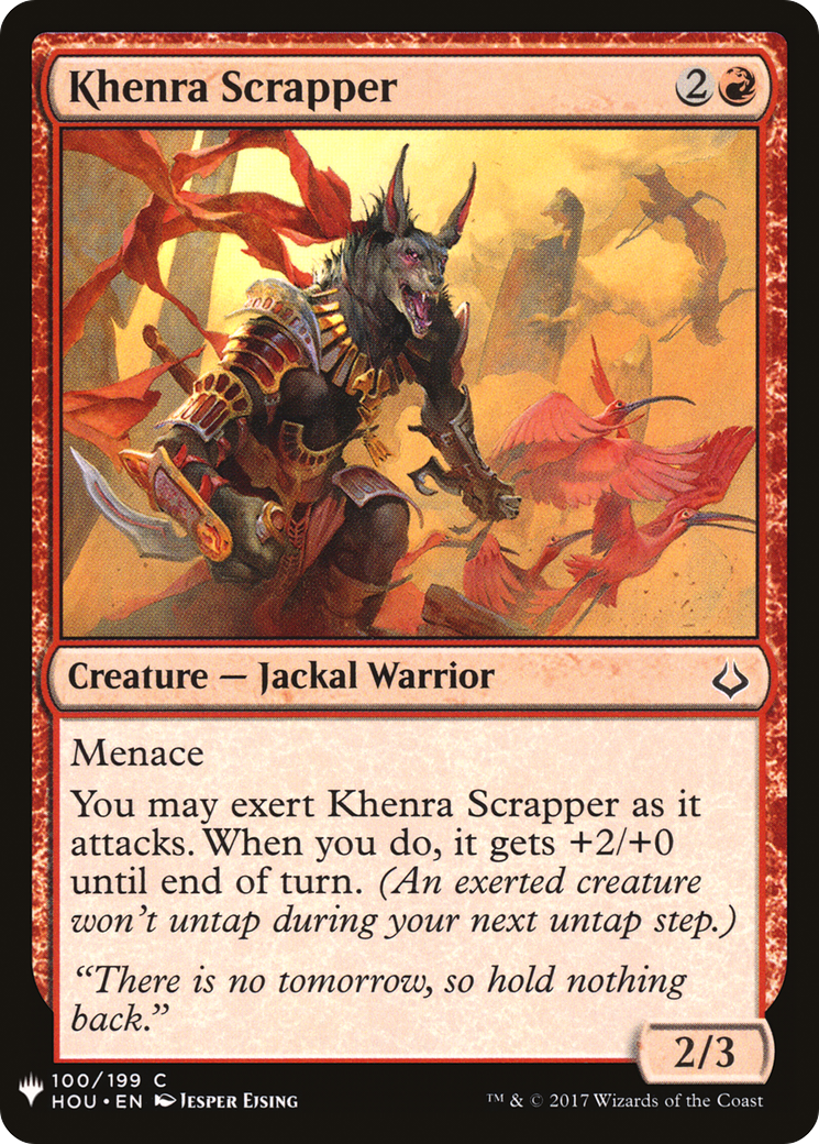 Khenra Scrapper (PLST) #HOU-100 [EN/N]