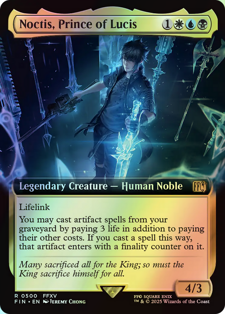 Noctis, Prince of Lucis (FIN) #500 [EN/F] s/o