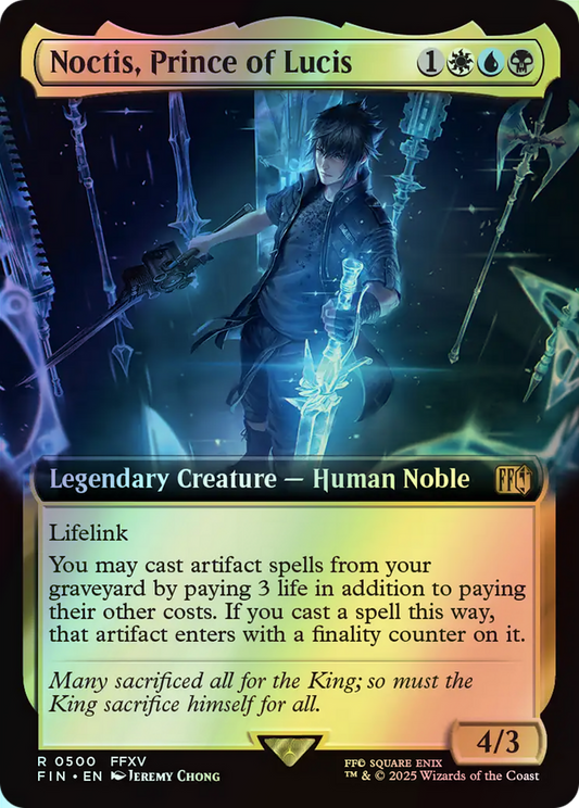 Noctis, Prince of Lucis (FIN) #500 [EN/F] s/o