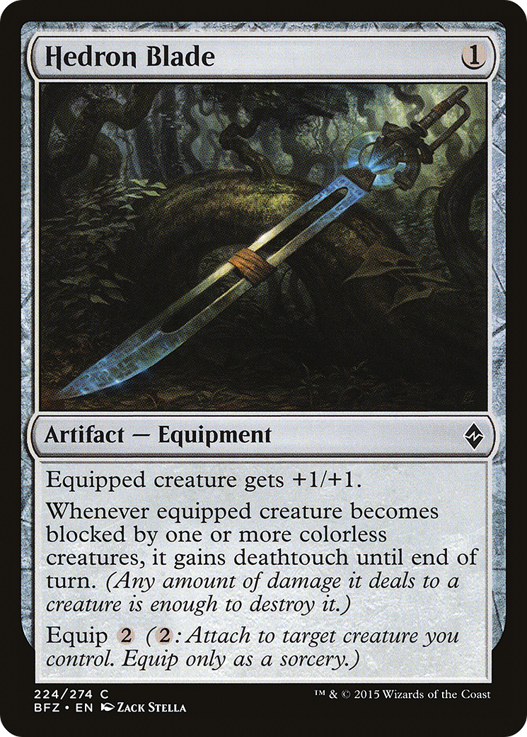 Hedron Blade (BFZ) #224 [EN/N] s/o