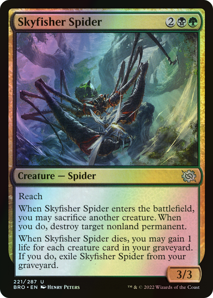 Skyfisher Spider (BRO) #221 [EN/F]