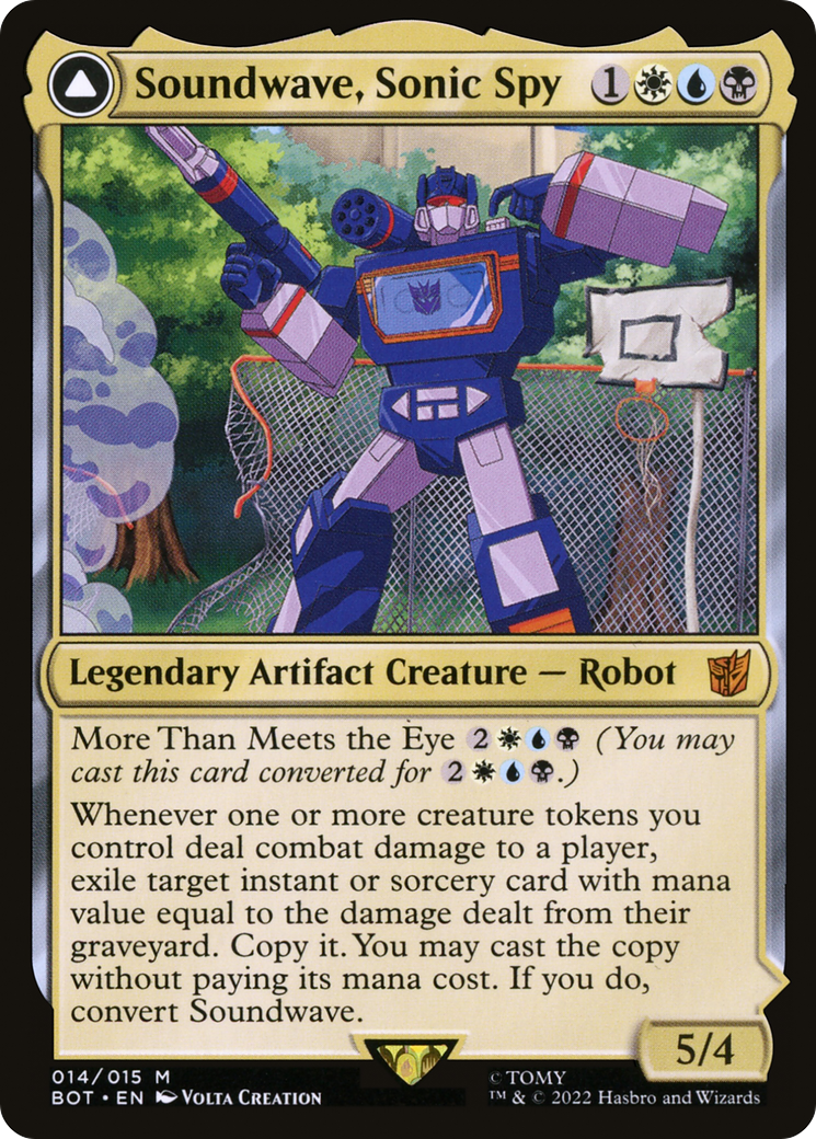 Soundwave, Sonic Spy // Soundwave, Superior Captain (BOT) #14 [EN/N]