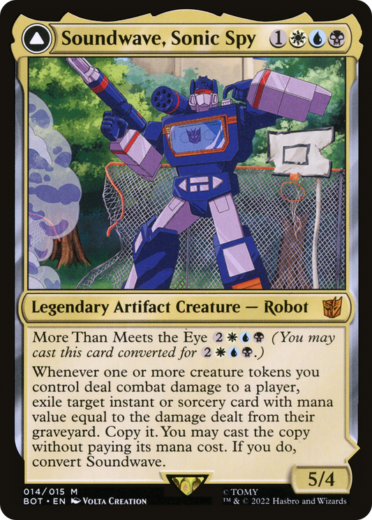 Soundwave, Sonic Spy // Soundwave, Superior Captain (BOT) #14 [EN/N]