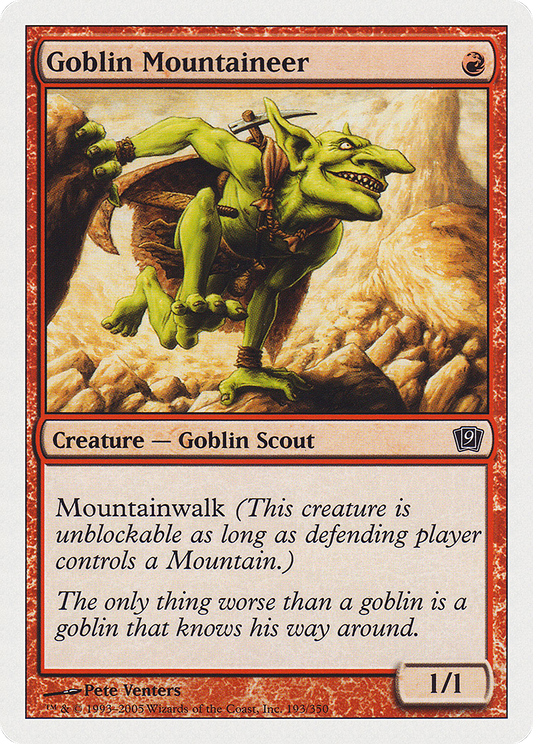 Goblin Mountaineer (9ED) #193 [EN/N] s/o