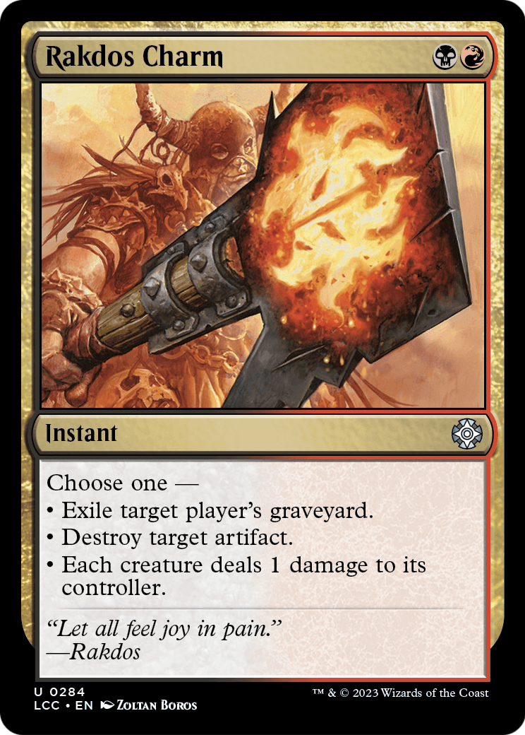 Rakdos Charm (LCC) #284 [EN/N]