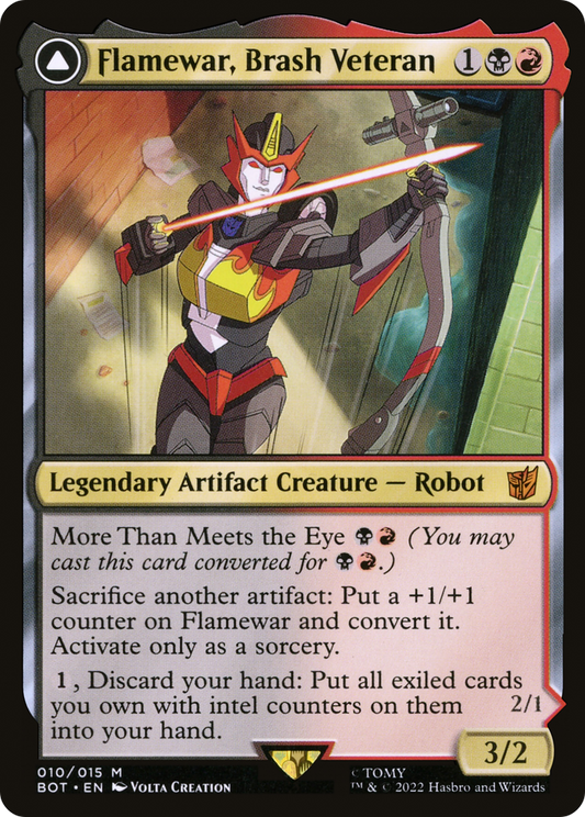 Flamewar, Brash Veteran // Flamewar, Streetwise Operative (BOT) #10 [EN/N]