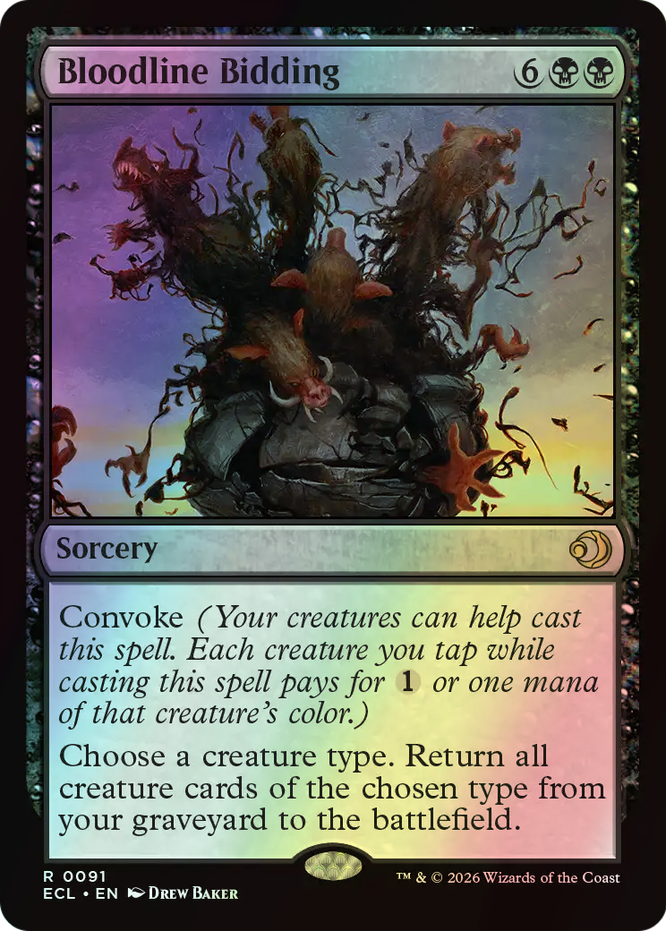 Bloodline Bidding (ECL) #91 [EN/F] s/o