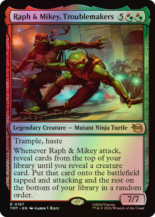 Raph & Mikey, Troublemakers (TMT) #167 [EN/F] s/o
