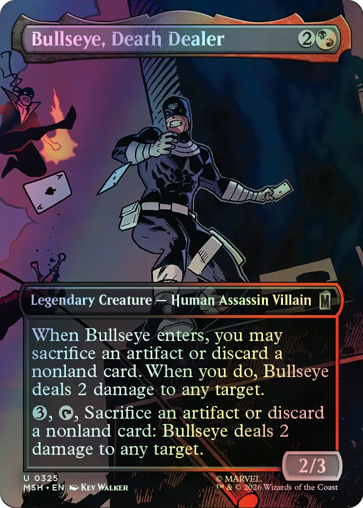 Bullseye, Death Dealer (MSH) #325 [EN/F]