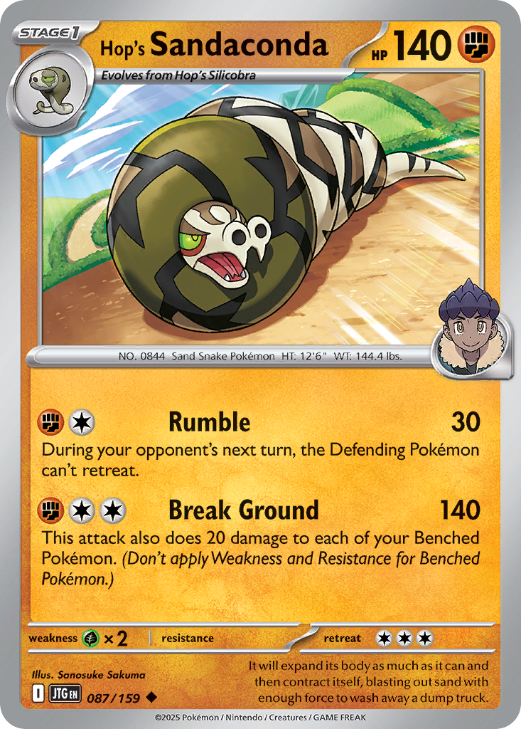 Hop's Sandaconda (JTG) #087 [EN/N]