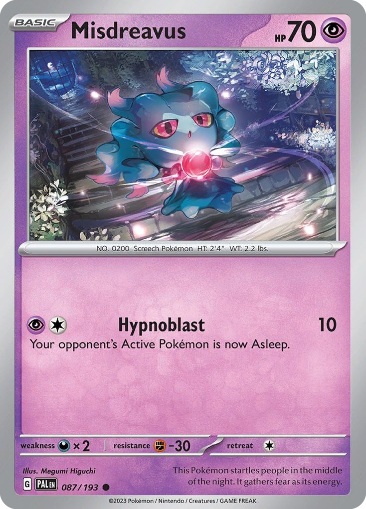 Misdreavus (PAL) #087 [EN/N] s/o