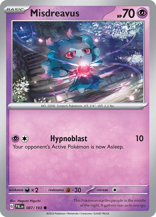 Misdreavus (PAL) #087 [EN/N] s/o