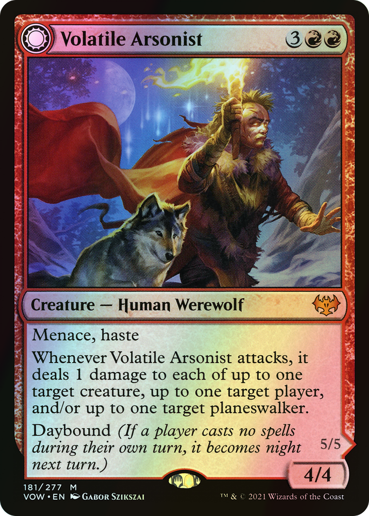 Volatile Arsonist // Dire-Strain Anarchist (VOW) #181 [EN/F] s/o