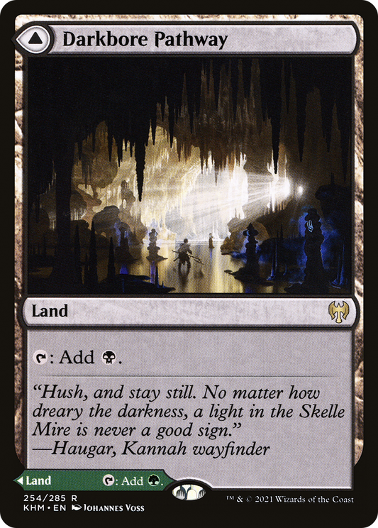 Darkbore Pathway // Slitherbore Pathway (KHM) #254 [EN/N]