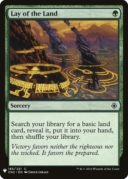 Lay of the Land (PLST) #CN2-185 [EN/N]