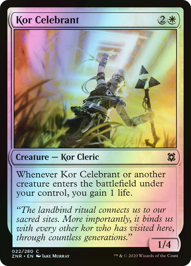 Kor Celebrant (ZNR) #22 [EN/F]