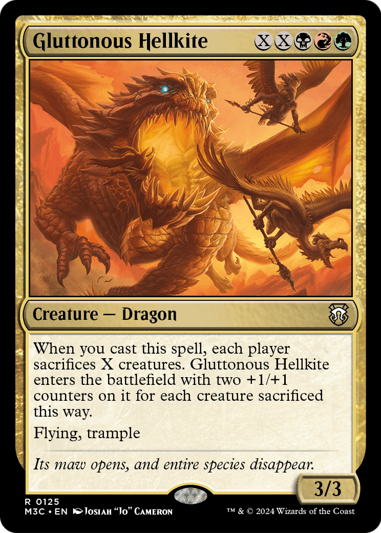 Gluttonous Hellkite (M3C) #125 [EN/N]