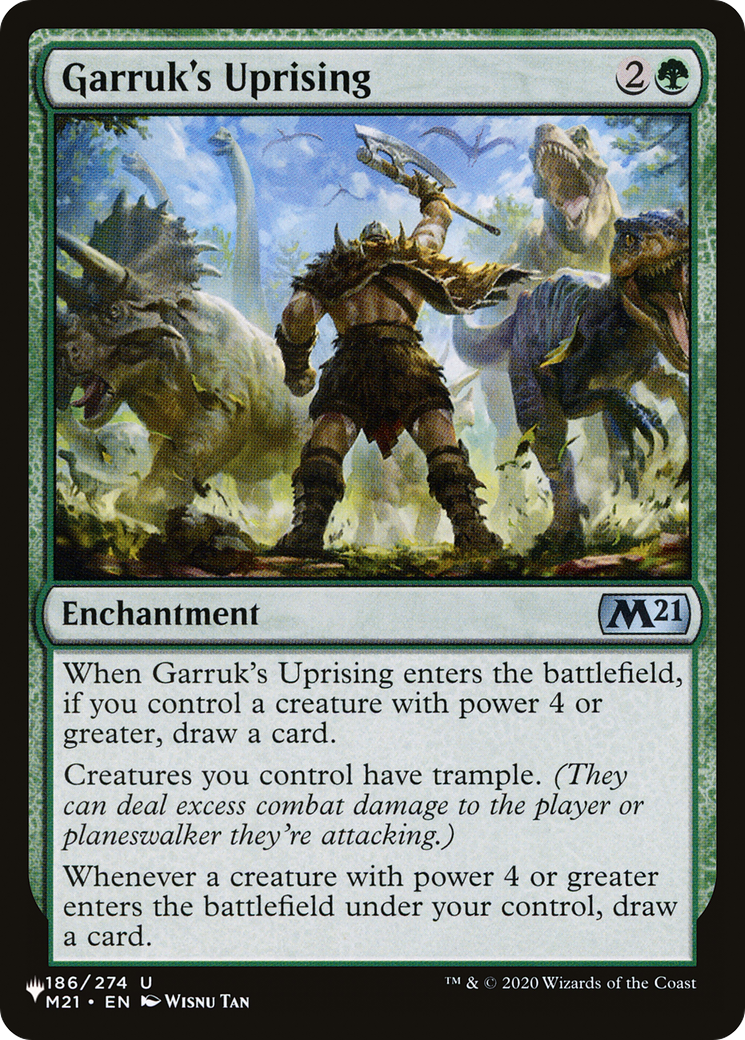 Garruk's Uprising (PLST) #M21-186 [EN/N]