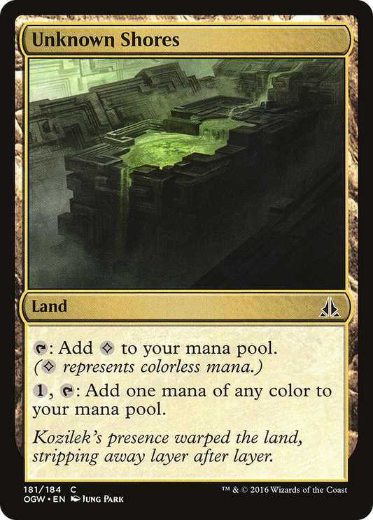 Unknown Shores (OGW) #181 [EN/N] s/o