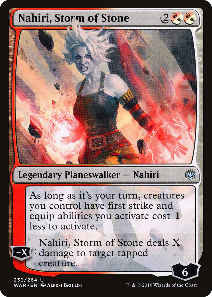 Nahiri, Storm of Stone (WAR) #233 [EN/N]