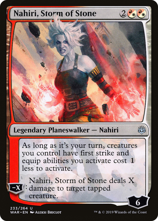 Nahiri, Storm of Stone (WAR) #233 [EN/N]