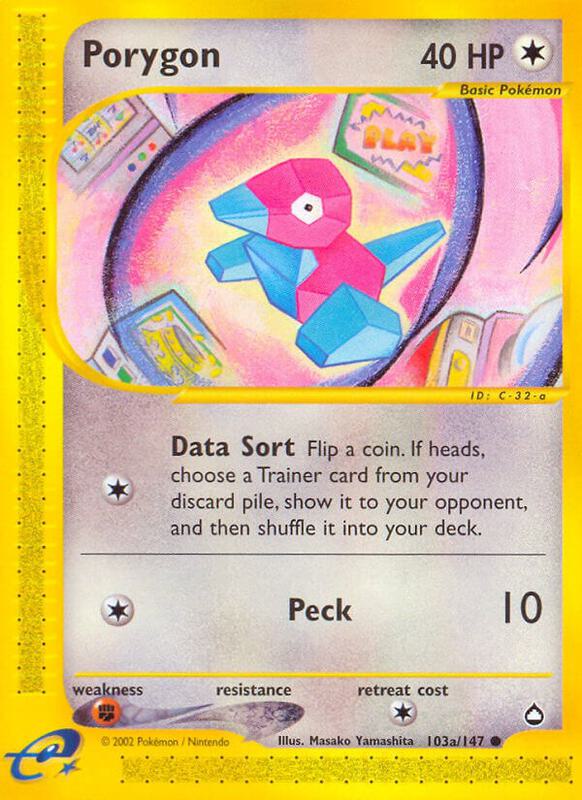 Porygon (103a) (AQ) #103a [EN/N]