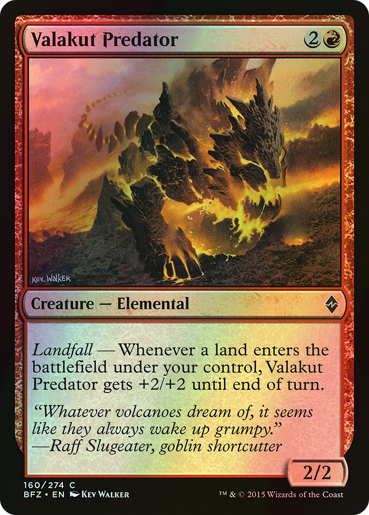 Valakut Predator (BFZ) #160 [EN/F]