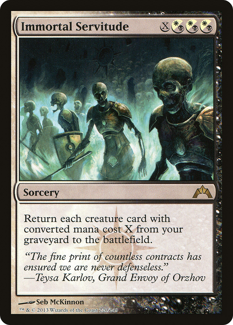 Immortal Servitude (GTC) #220 [EN/N]