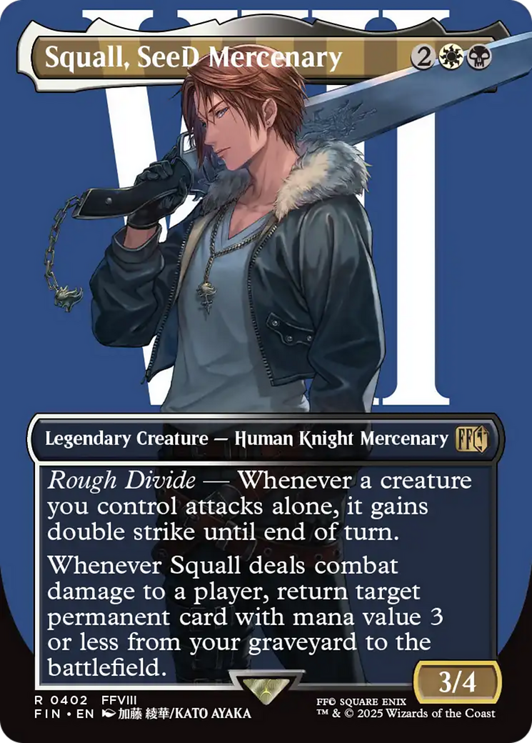 Squall, SeeD Mercenary (FIN) #402 [EN/N] s/o
