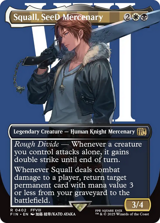 Squall, SeeD Mercenary (FIN) #402 [EN/N] s/o