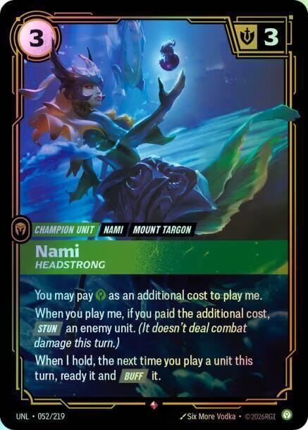 Nami, Headstrong (UNL) #052 [EN/F]