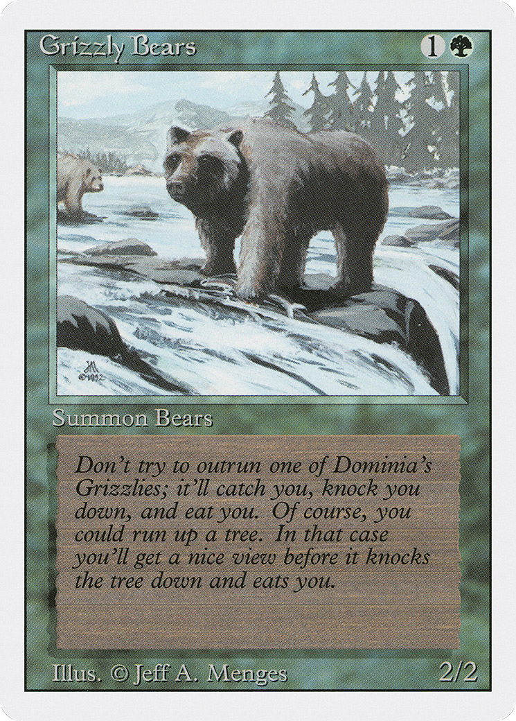 Grizzly Bears (3ED) #201 [EN/N] s/o