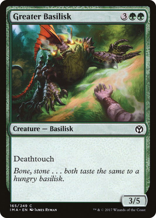 Greater Basilisk (IMA) #165 [EN/N] s/o