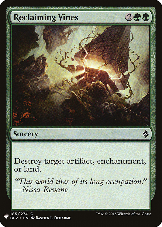 Reclaiming Vines (PLST) #BFZ-185 [EN/N] s/o
