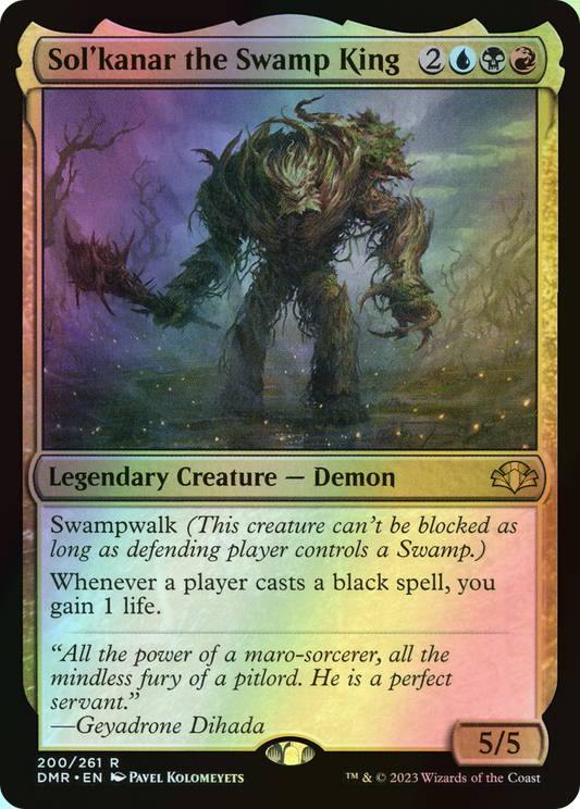Sol'kanar the Swamp King (DMR) #200 [EN/F]