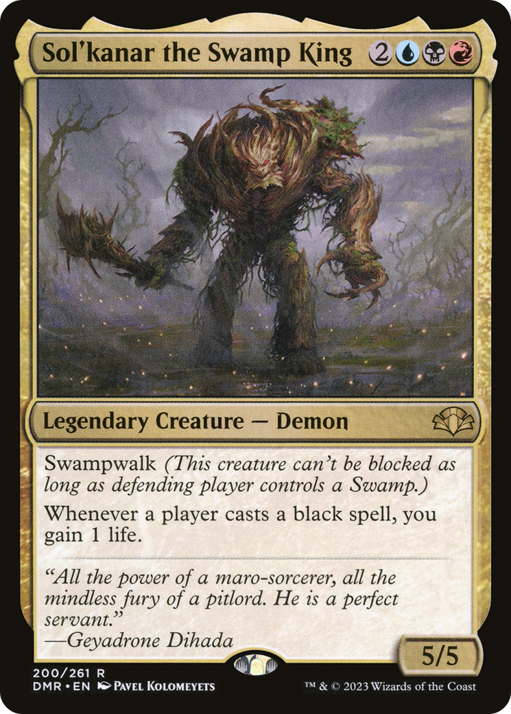 Sol'kanar the Swamp King (DMR) #200 [EN/N]