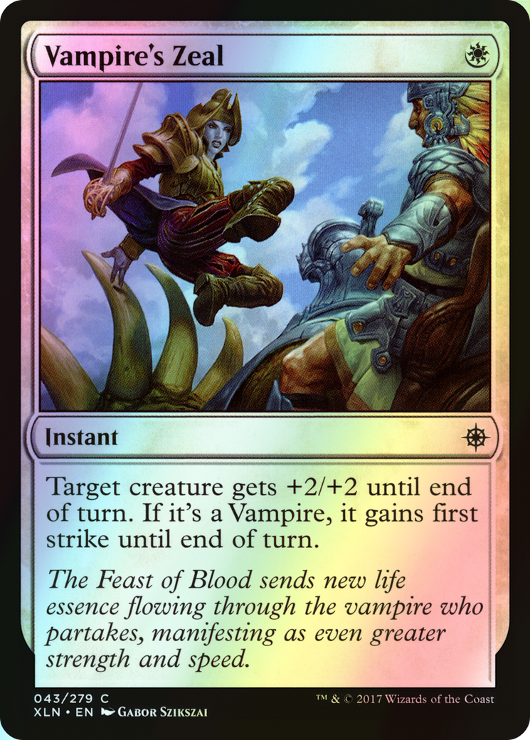 Vampire's Zeal (XLN) #43 [EN/F] s/o