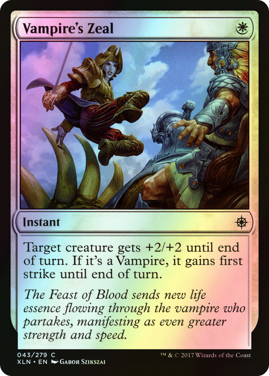Vampire's Zeal (XLN) #43 [EN/F]