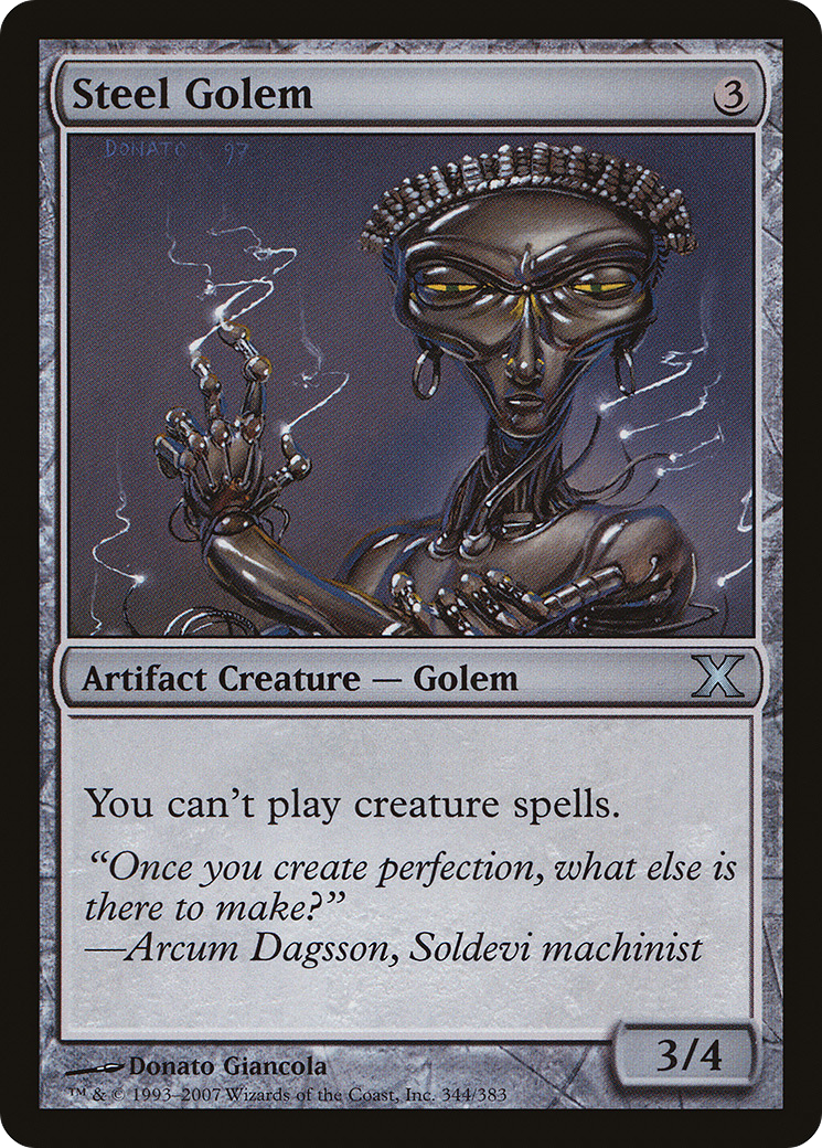 Steel Golem (10E) #344 [EN/N]