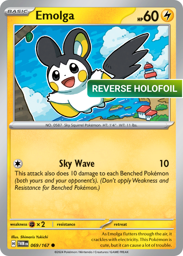 Emolga (TWM) #069 [EN/R] s/o