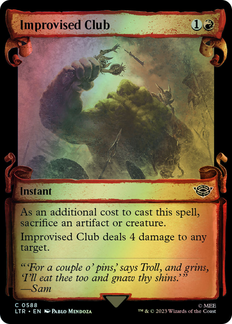 Improvised Club - Silver Foil (LTR) #588 [EN/F] s/o