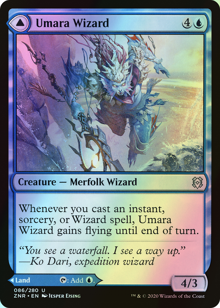 Umara Wizard // Umara Skyfalls (ZNR) #86 [EN/F] s/o