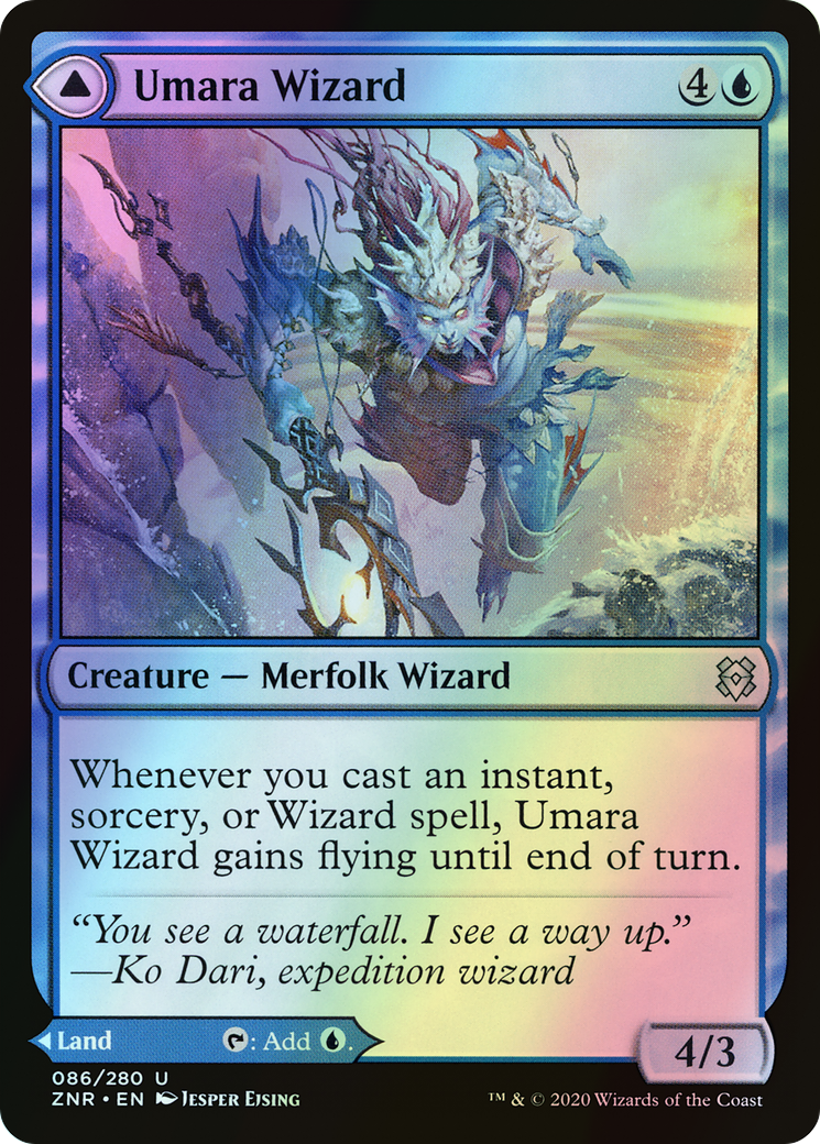 Umara Wizard // Umara Skyfalls (ZNR) #86 [EN/F] s/o