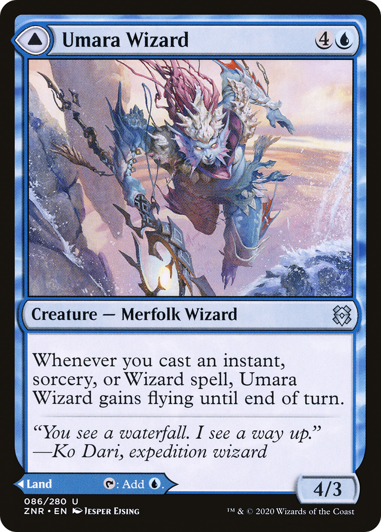 Umara Wizard // Umara Skyfalls (ZNR) #86 [EN/N]