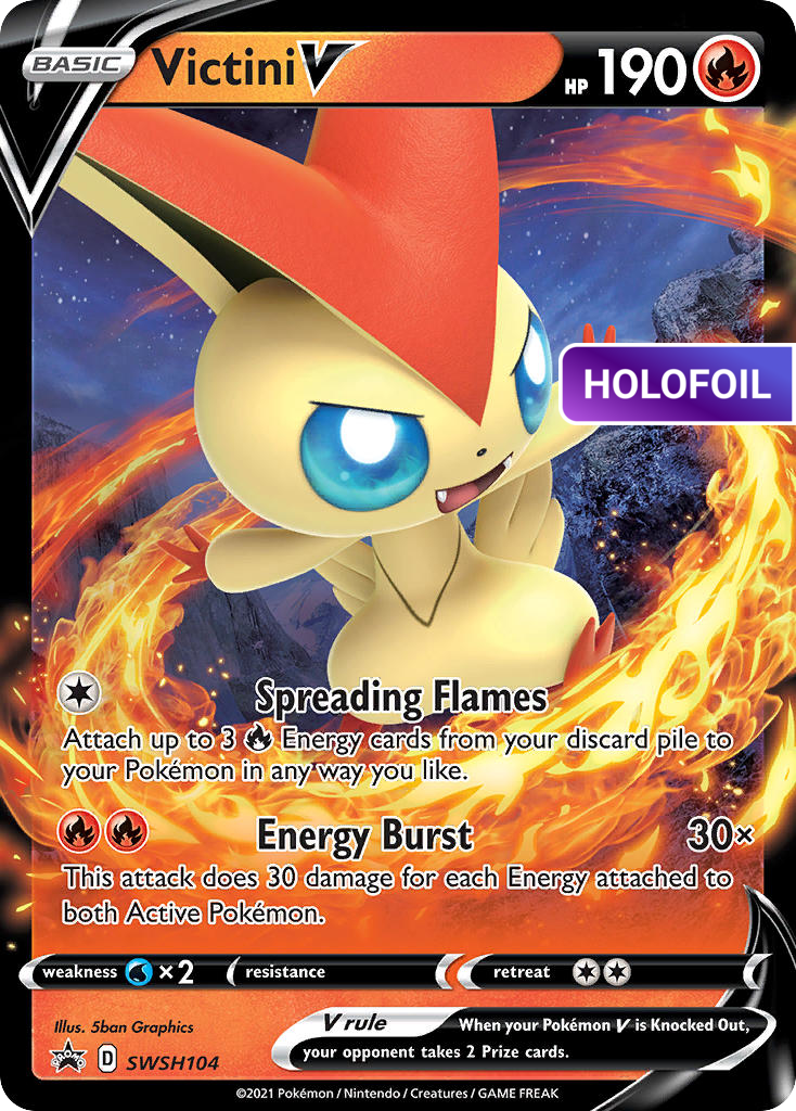 Victini V - SWSH104 (PR-SW) #SWSH104 [EN/H] s/o
