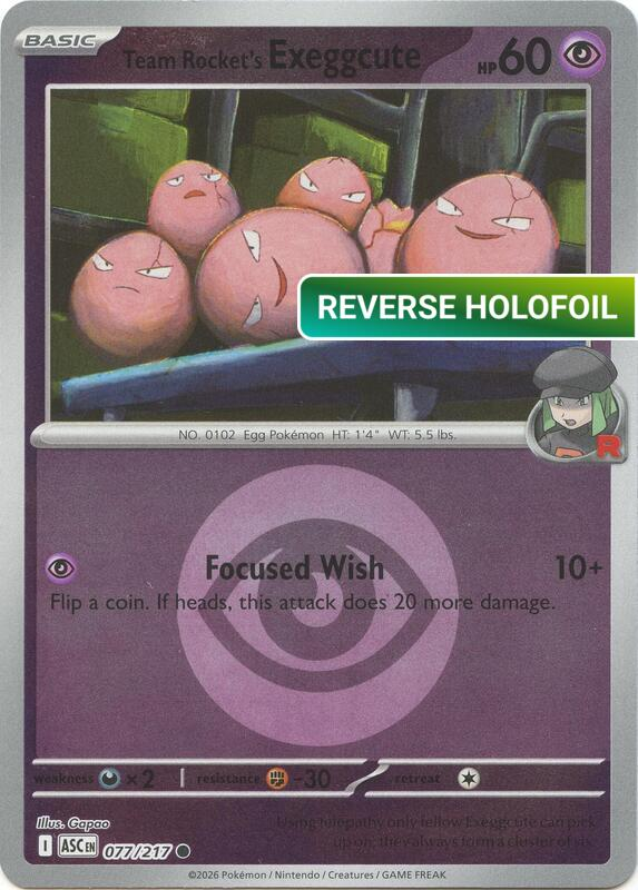 Team Rocket's Exeggcute (Energy Symbol Pattern) (ASC) #077_V3 [EN/R]