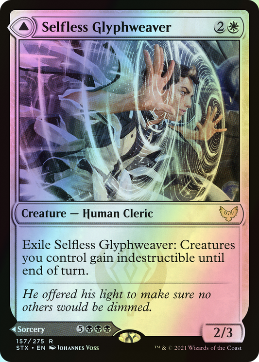 Selfless Glyphweaver // Deadly Vanity (STX) #157 [EN/F] s/o